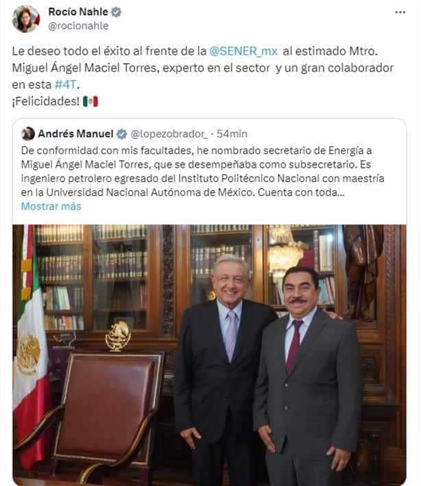 AMLO Designa A Miguel Ángel Maciel Torres Como Nuevo Titular De Sener