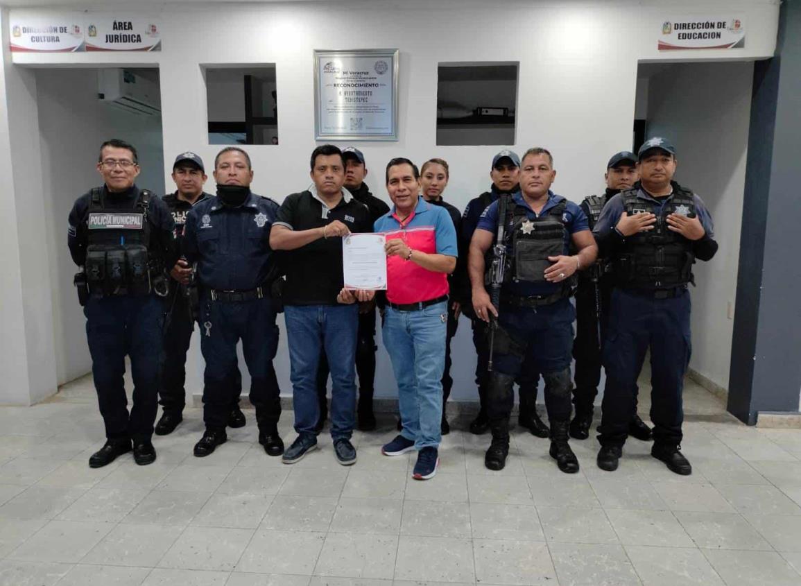 Designa el Gobierno de Texistepec a nuevo comandante de la Policía Municipal