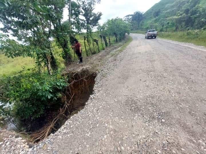 Zona rural de Las Choapas permanece afectada por las lluvias del fin de semana