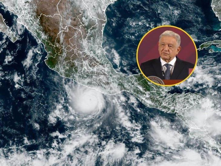 AMLO sobre huracán Otis: “Le pegó duro a Guerrero, hay daños materiales”