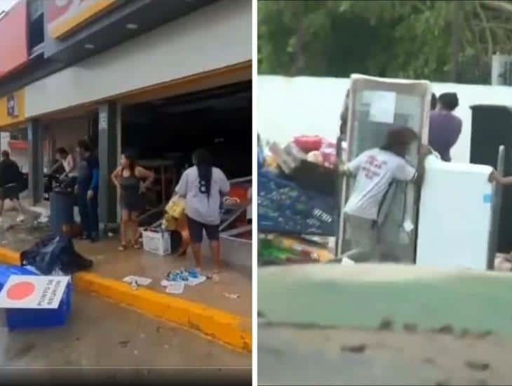 Rapiña en Acapulco se desata tras paso del Huracán Otis | VIDEO