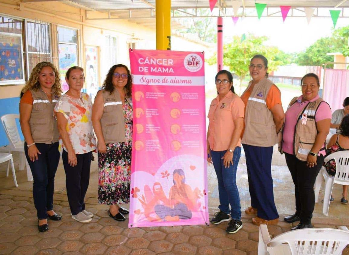 DIF Coatzacoalcos realiza jornada de prevención y detección del cáncer de mama