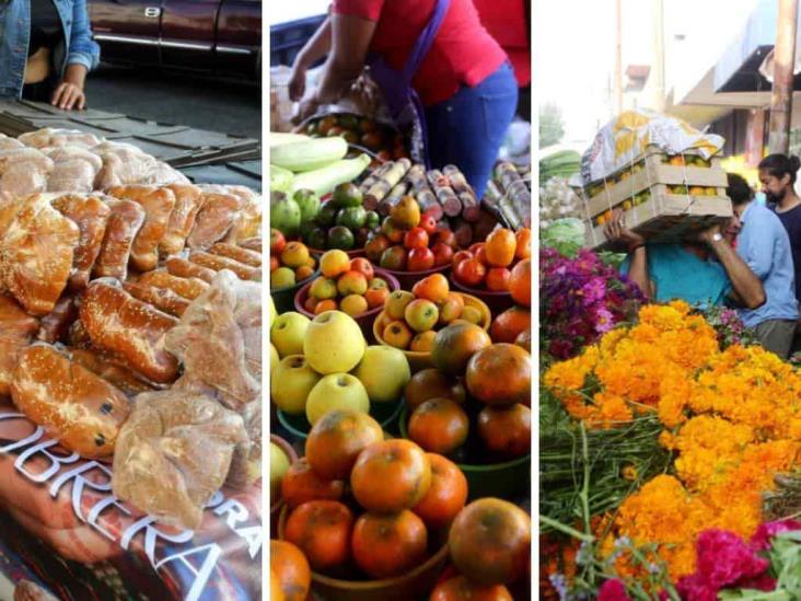 Celebración de Día de Muertos reactiva movimiento en el mercado Morelos