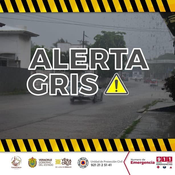 Estas corporaciones se movilizan ante daños de Frente Frío 8 en Coatzacoalcos; mantienen alerta gris