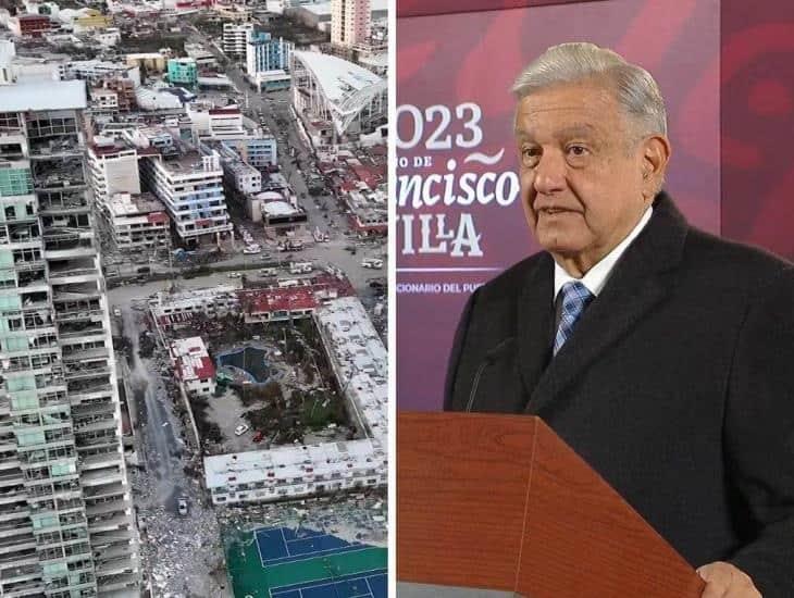 AMLO presenta plan de reconstrucción en Acapulco tras paso de Otis; se destinará más 61 mil mdp