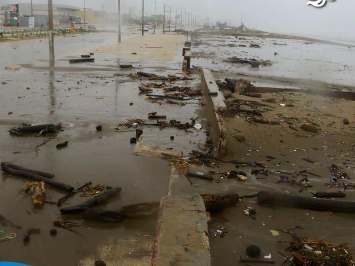 Frente Frío 8 en Coatzacoalcos; en fotos el recuento de los daños