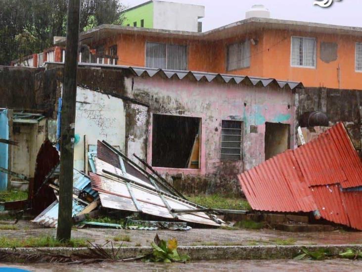 Frente Frío 8 en Coatzacoalcos; en fotos el recuento de los daños