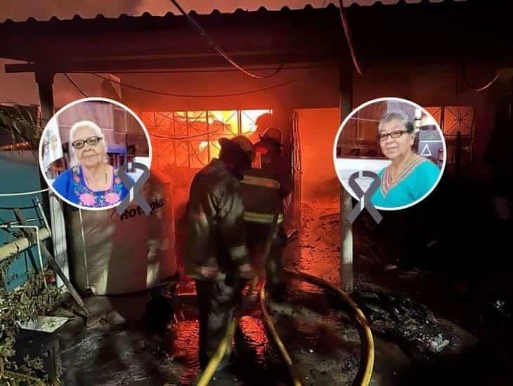 Continúan las diligencias tras incendio en Minatitlán donde perdieron la vida madre e hija