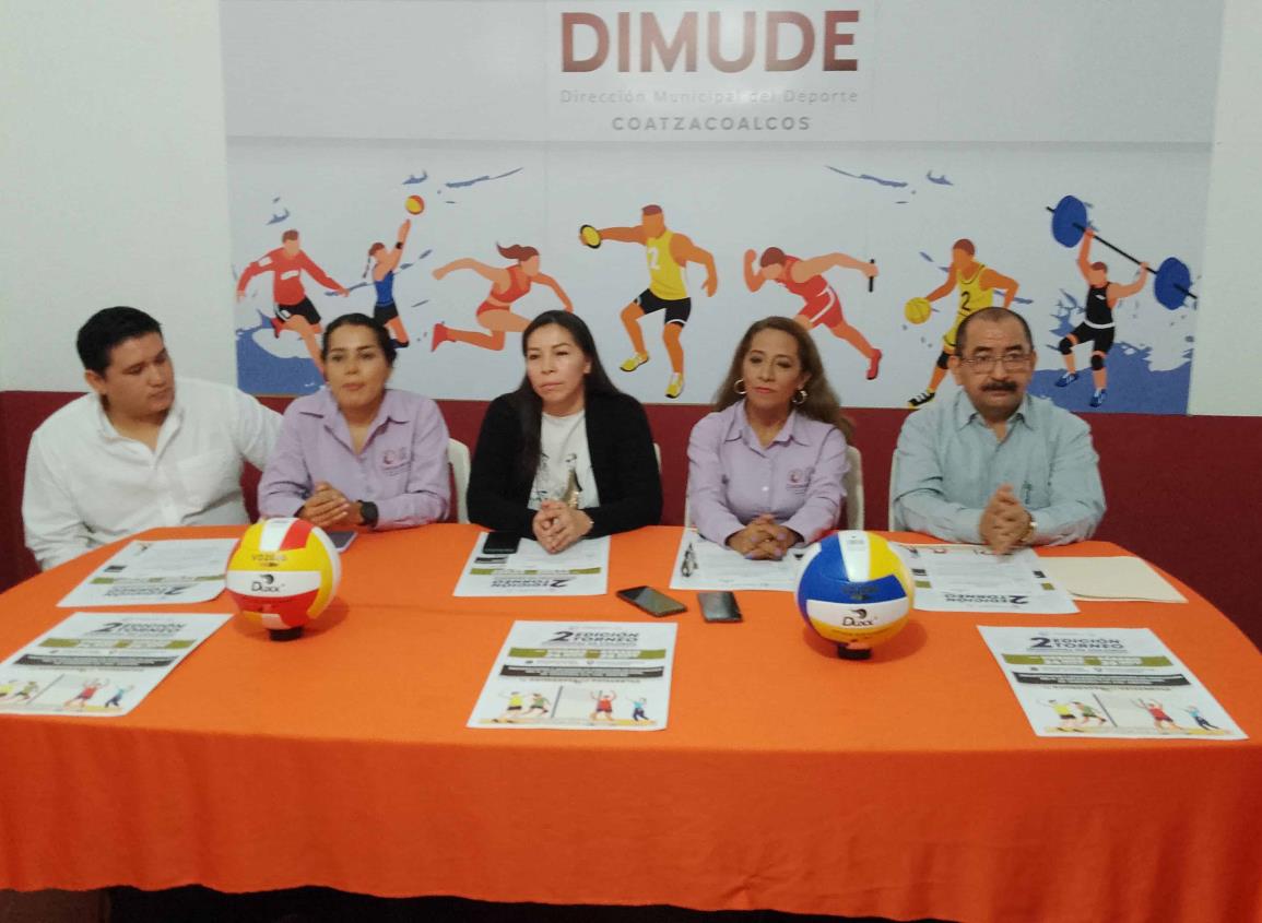 Presentan 2do. Torneo Municipal de Voleibol