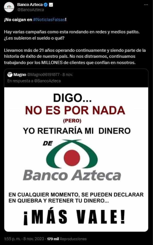 ¿Cierra Banco Azteca en Coatzacoalcos?, te decimos si perderás tu dinero 