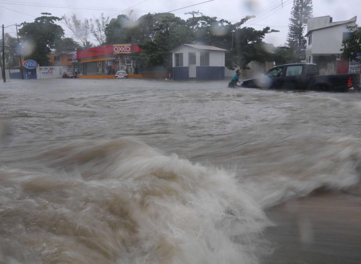 Alerta SPC por crecida de ríos por Frente Frío 9 en el sur de Veracruz