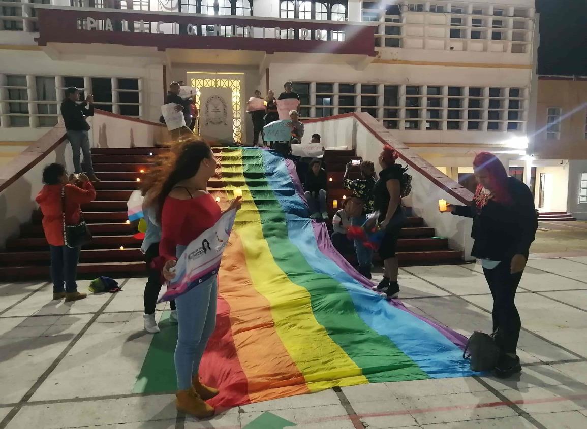 Caso Magistrade Ociel: velada nacional une a activistas LGBTTTIQA de Coatzacoalcos l VIDEO