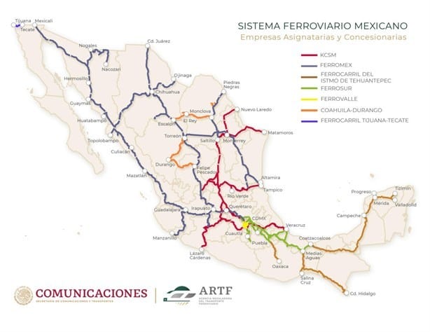 Coatzacoalcos, destino incluido en regreso de trenes de pasajeros a México