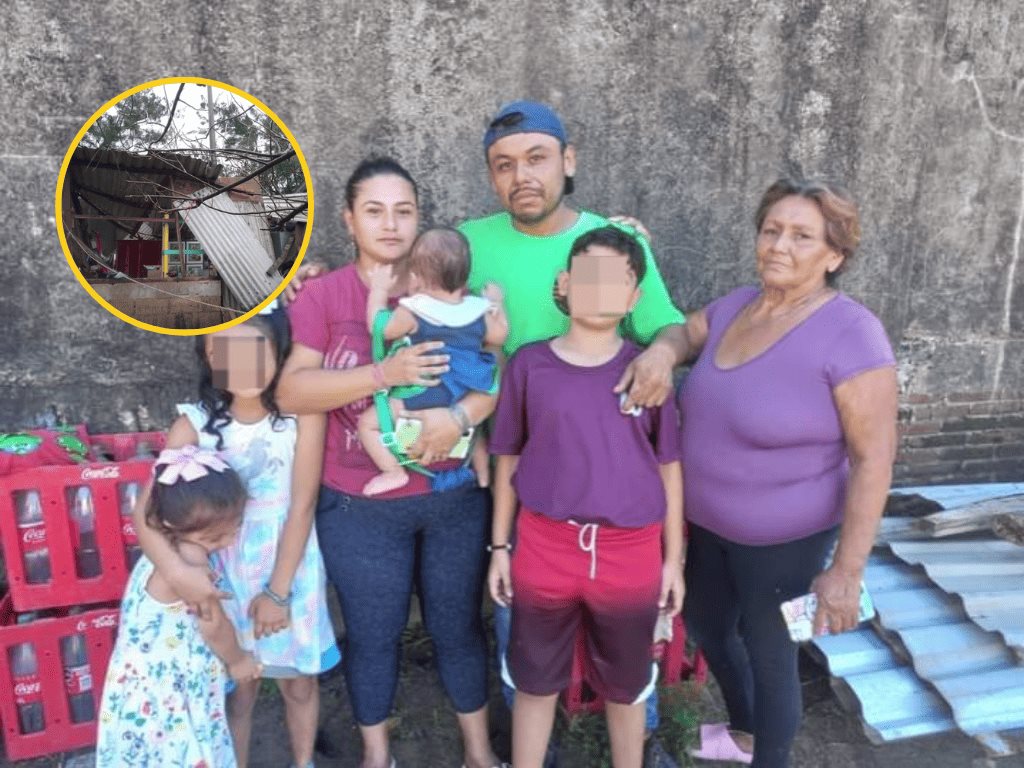 Familia que perdió su casa por el Frente Frío 8 pide apoyo a la ciudadanía