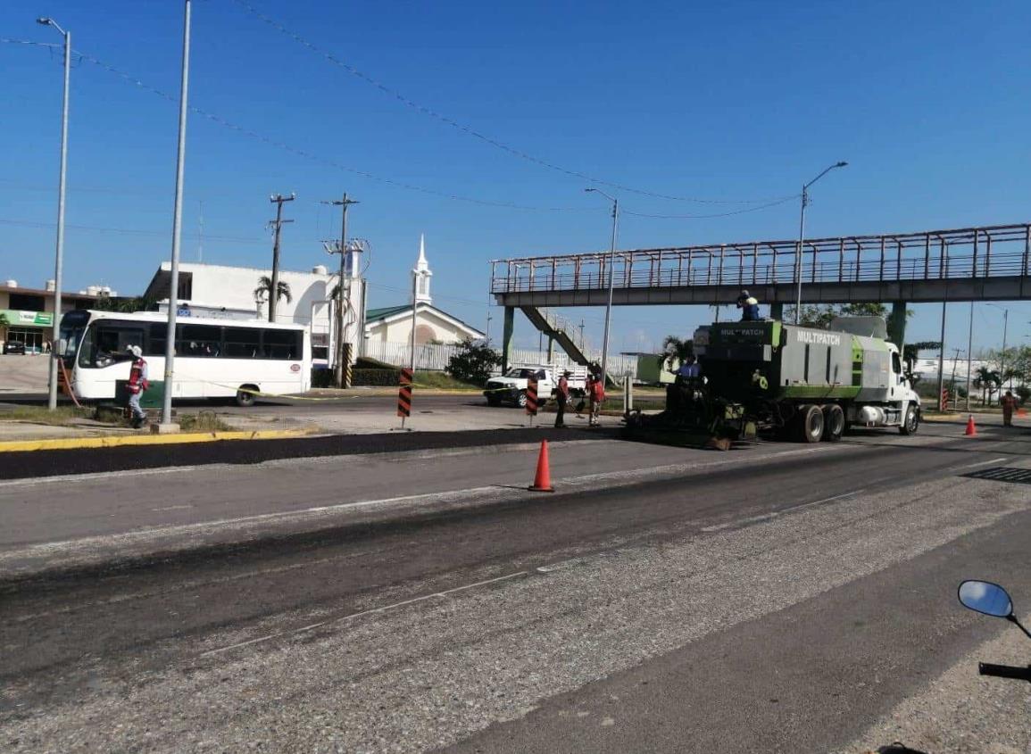 Continúan mejorando la avenida Universidad