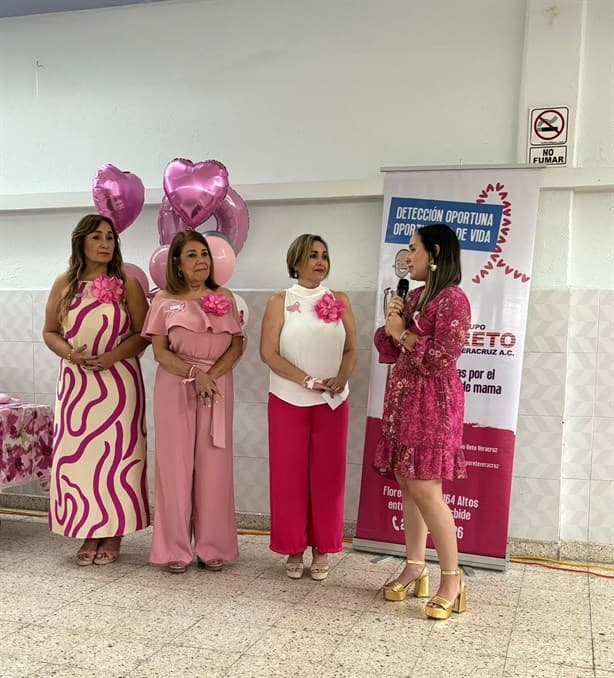 Marijó Delgado organiza con gran éxito Primer Desayuno Rosa en Alvarado
