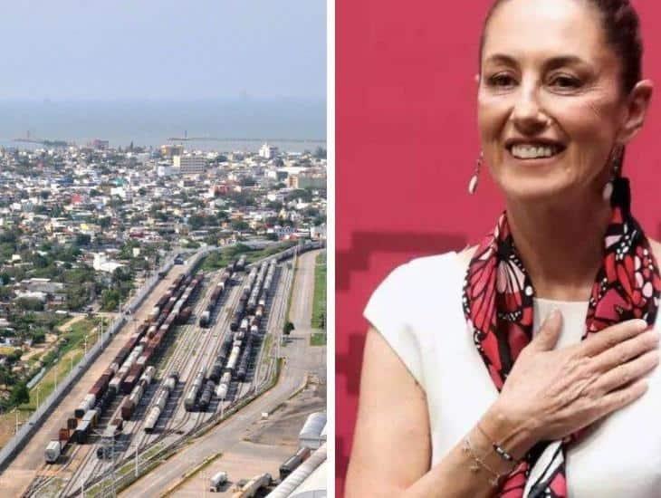 Tren Interoceánico: Este es el proyecto de Claudia Sheinbaum para impulsar a Coatzacoalcos