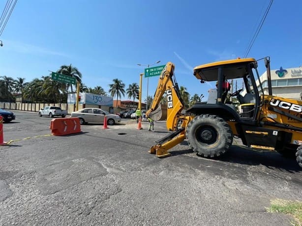 Estos son los cierres viales en Boca del Río por reparación de hundimientos