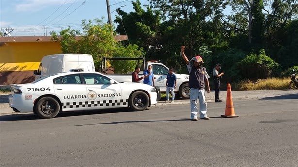 Caos en carretera Córdoba-Veracruz por choque; hay dos heridos