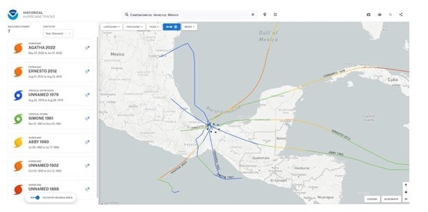 Huracanes en Coatzacoalcos; ¿cuántos han impactado y que tan desastrosos fueron? | VIDEO