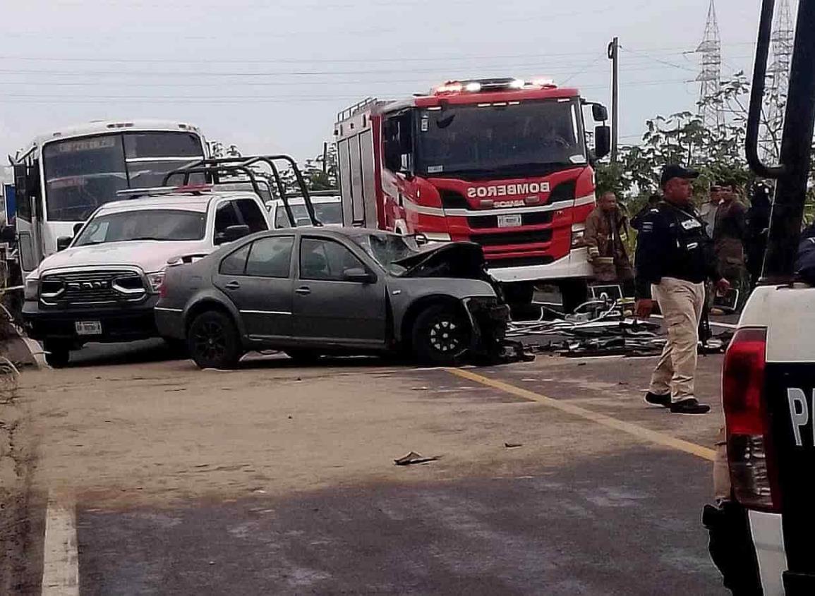 Identifican al hombre que falleció prensado en accidente frente al complejo Petroquímico Pajaritos