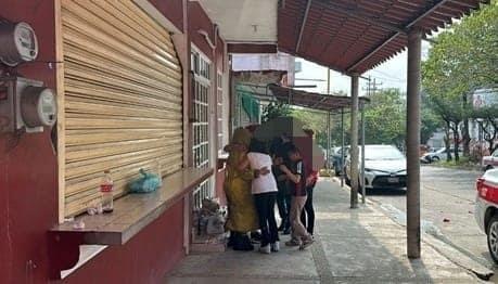 Mujer en situación de calle se reencontró con su familia en el centro de Coatzacoalcos; todo un milagro navideño