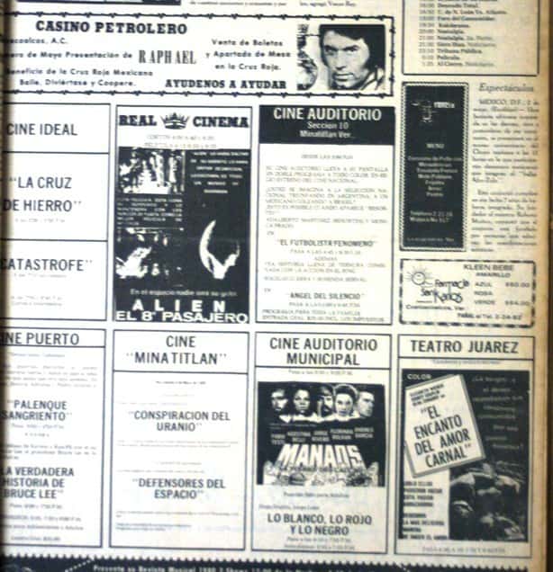 Estos fueron los cines de Coatzacoalcos más importantes en los años 70s y 80s ¿los recuerdas?