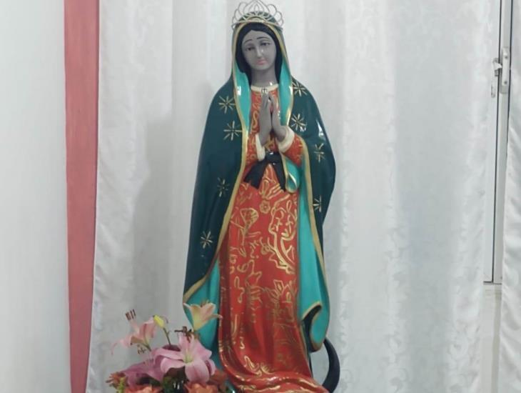 Listos feligreses católicos para celebrar a la Virgen de Guadalupe en Moloacán