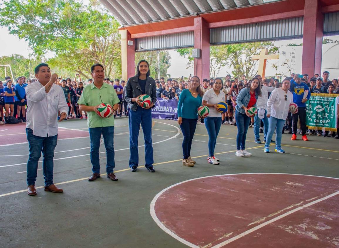 Inauguran “2da. Edición del Torneo Municipal de Voleibol Interbachilleres e Intersecundarias”