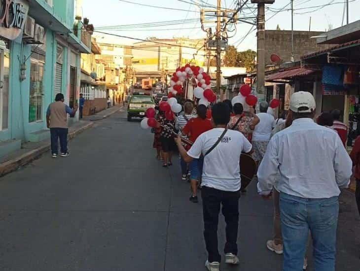 Iniciaron las peregrinaciones por la Virgen de Guadalupe en Nanchital e Ixhuatlán del Sureste