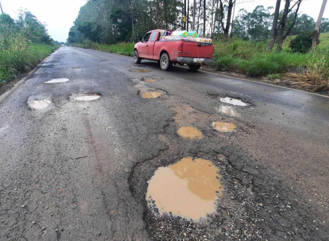 Reportan graves daños en Carretera Paralelo-Las Choapas