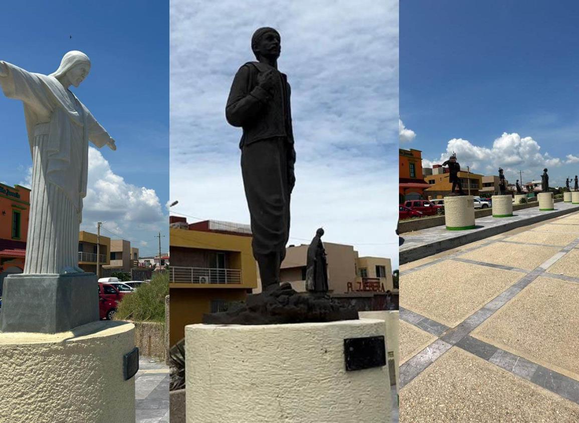 Serán restauradas las esculturas de este punto turístico de Coatzacoalcos