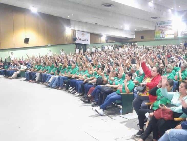 Esta cantidad de trabajadores lograron firmar su ´planta´ de Pemex en Agua Dulce