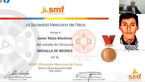 Joven de Coatzacoalcos triunfa en olimpiada de Física, podrá representar a México en un internacional