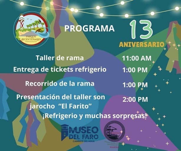 Parque Bicentenario Coatzacoalcos; Así celebrarán su 13 aniversario