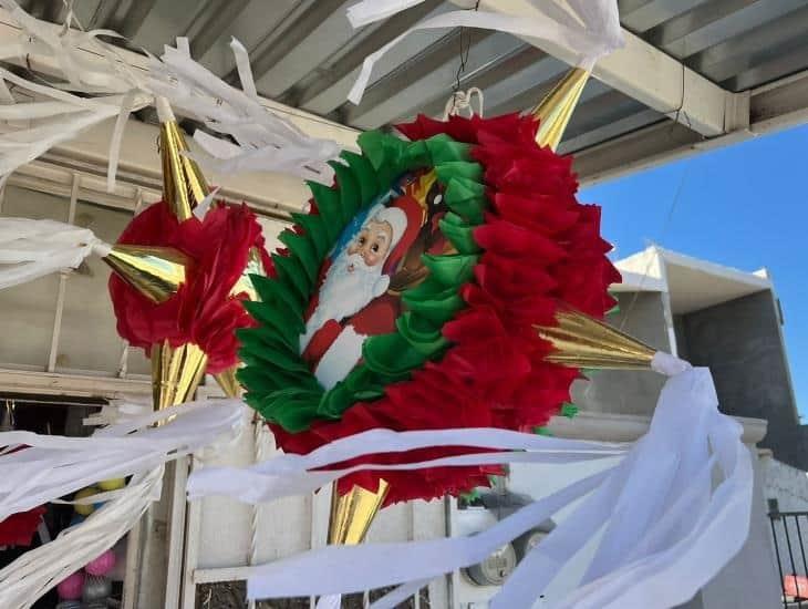 ¿Cuánto cuestan las piñatas navideñas en Coatzacoalcos?