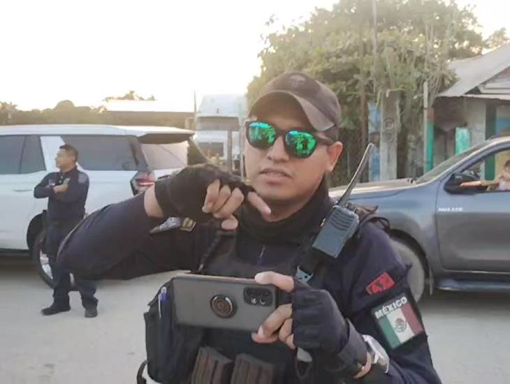 Denuncian actos de corrupción de parte de la policías preventivos en Las Choapas