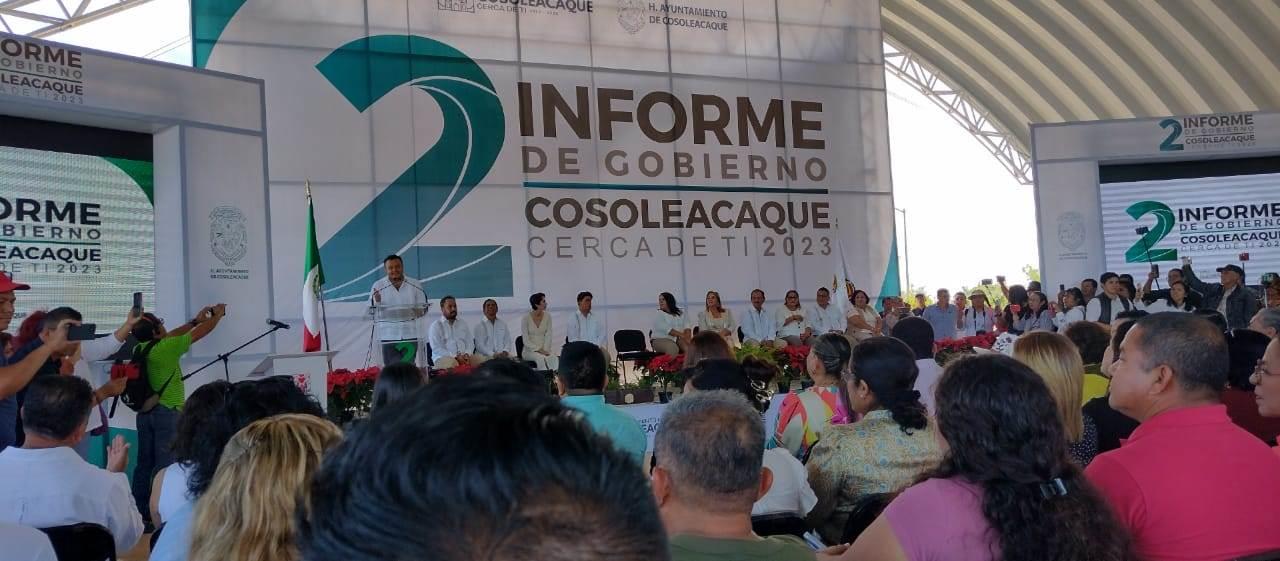 Continuemos uniendo esfuerzos; Ponciano Vázquez rinde su segundo informe de labores