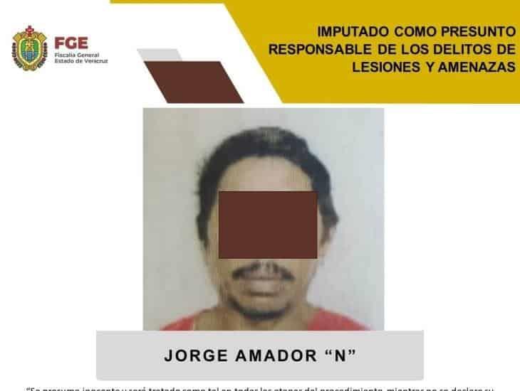 Se queda en prisión sujeto por agredir a dos personas en Coatzacoalcos