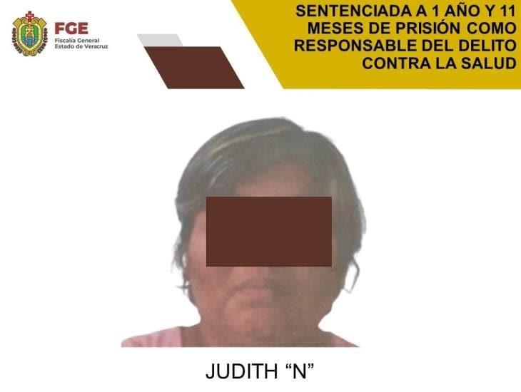Le dan sentencia de casi dos años a mujer por delitos contra la salud en Coatzacoalcos