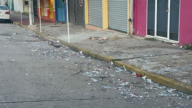 Así quedaron las calles de Coatzacoalcos tras festejos de Fin de Año