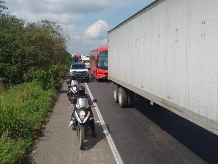 Ante presencia de delincuencia refuerzan seguridad en autopista La Tinaja-Cosoleacaque