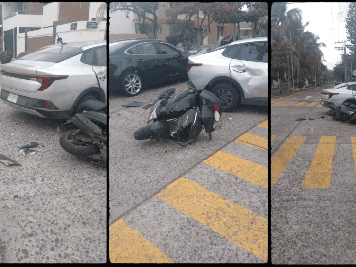 Aparatoso Accidente De Moto: Pese Daños Materiales No Hubo Graves Heridos