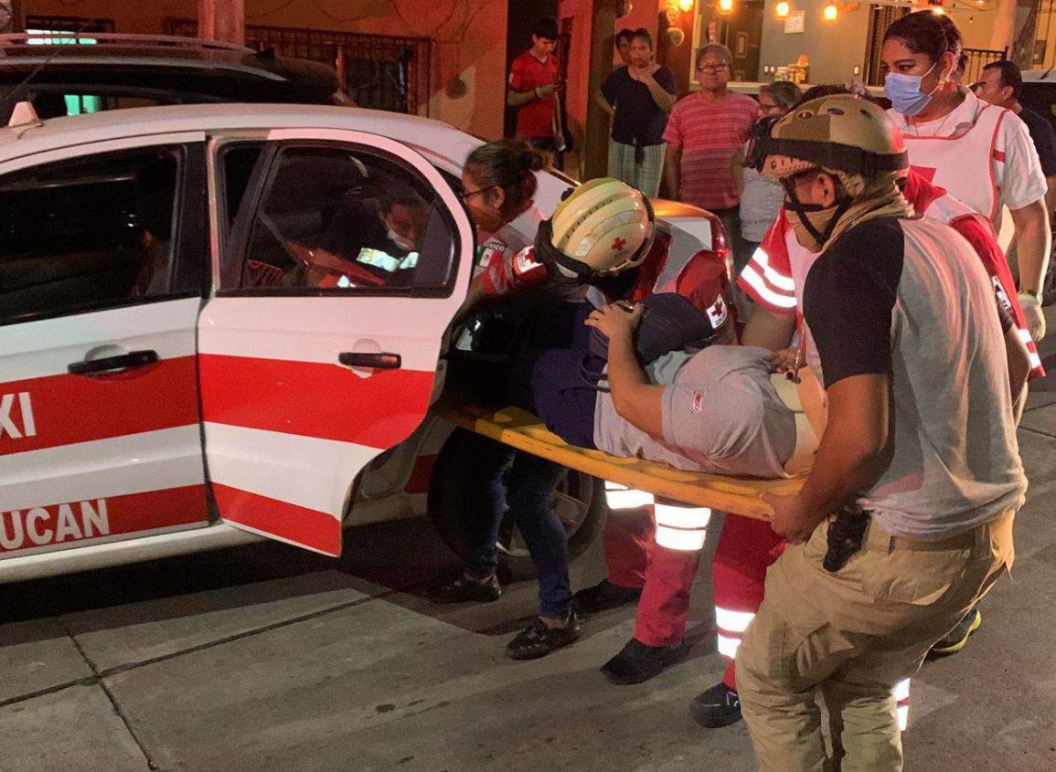 Empleada lesionada tras choque en Acayucan 