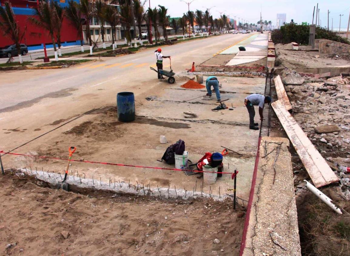 Tras atrasos, retoman modernización del Malecón de Coatzacoalcos: así va la obra