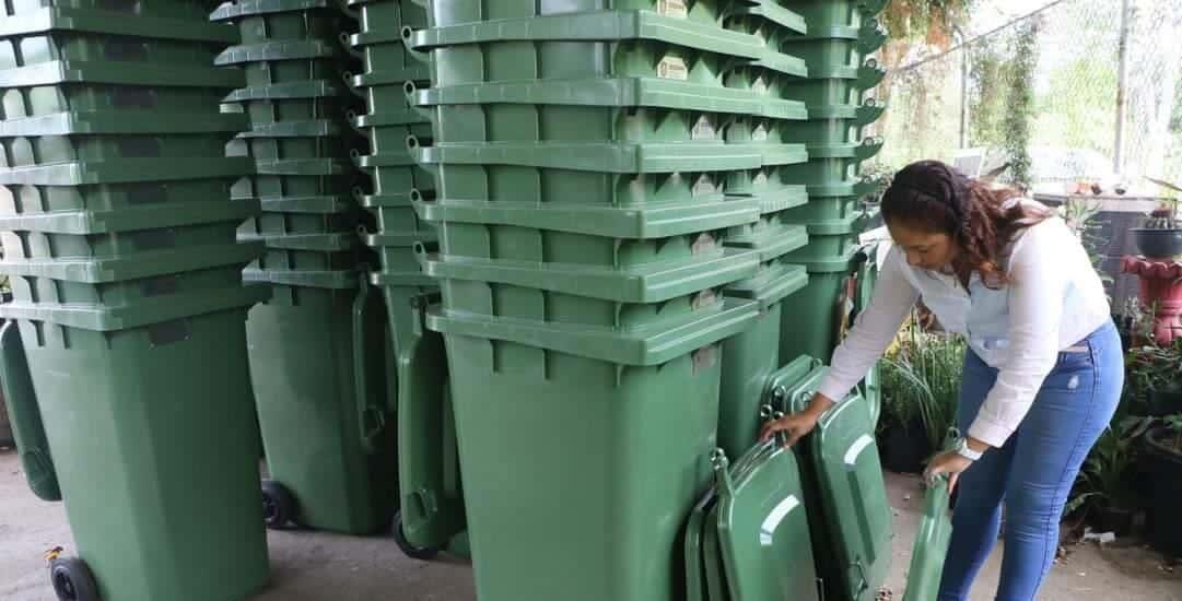 Distribuirán contenedores para basura entre comerciantes de Nanchital