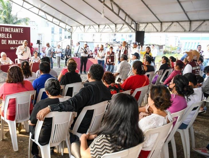 Ciudadanos del poniente de Coatzacoalcos se reúnen con el alcalde, esto es lo que le pidieron
