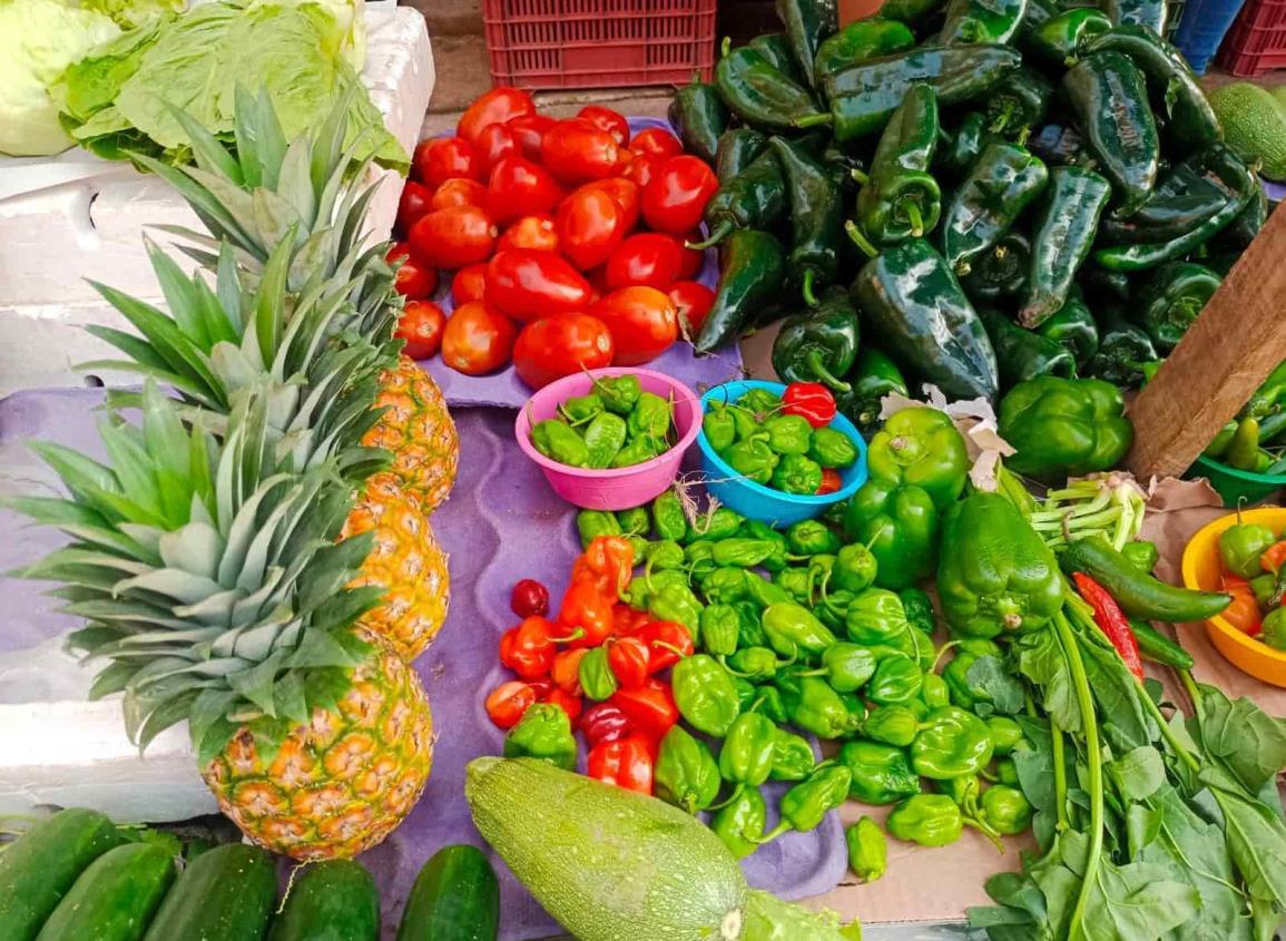 Se desploma 50 por ciento la venta de frutas, verduras y hortalizas en Cosoleacaque