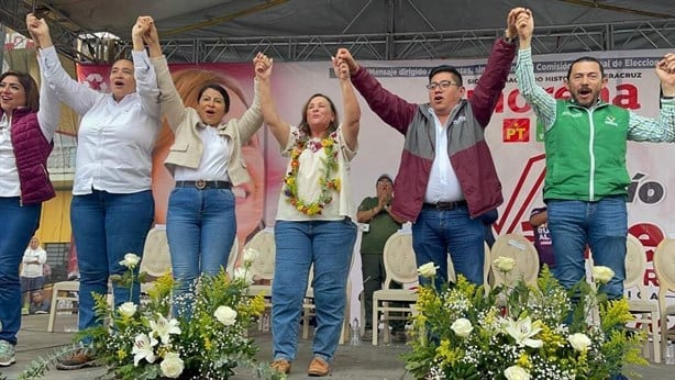 Exhiben liderazgo en el sur precandidata Rocio Nahle  y alcaldesa Lorena Sánchez