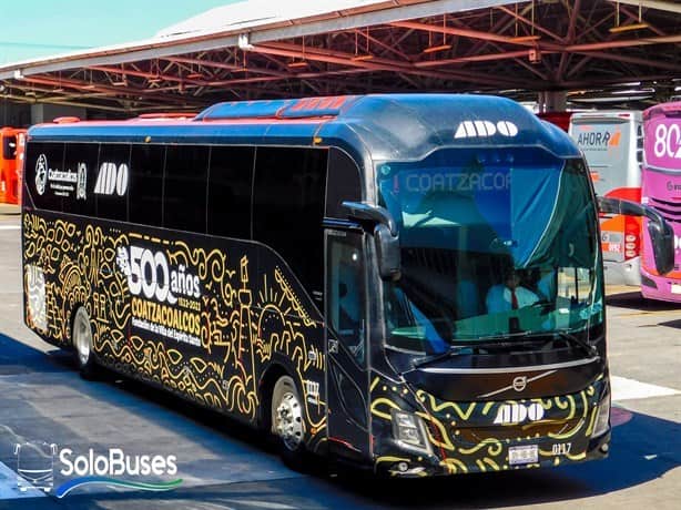 Este es el autobús que conmemora los 500 años de Coatzacoalcos